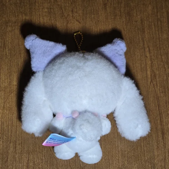 Sanrio Cinnamoroll 20th Anniversary Plush Kuromi Keychain - Picture 2 of 4